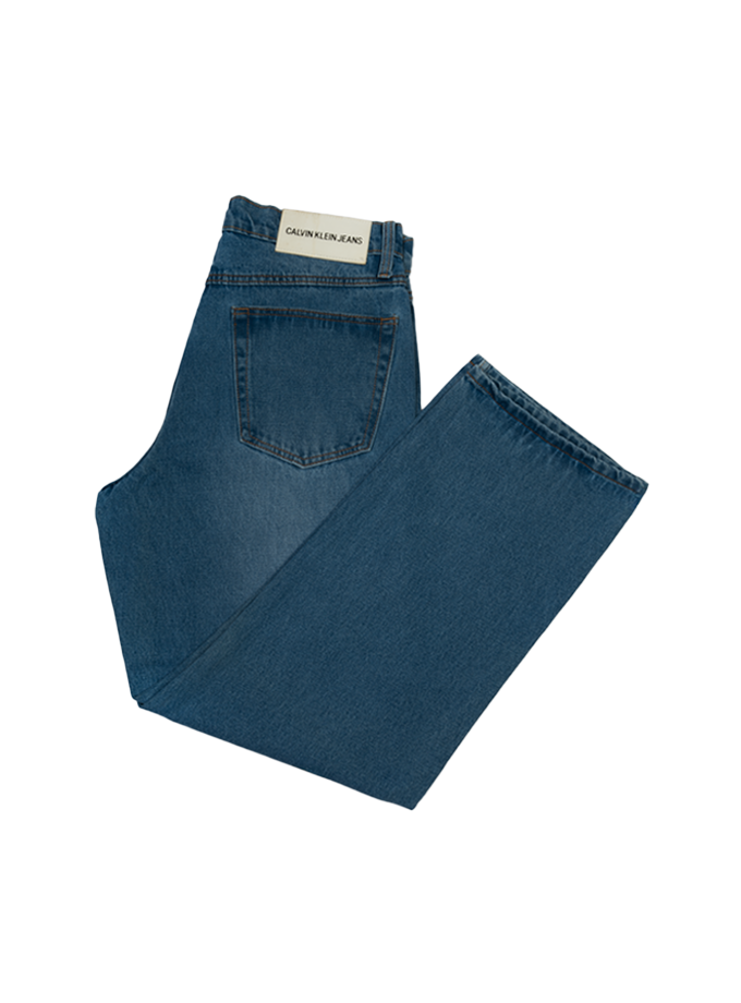 Vintage Washed Blue Baggy Jeans