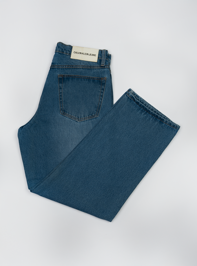 Vintage Washed Blue Denim