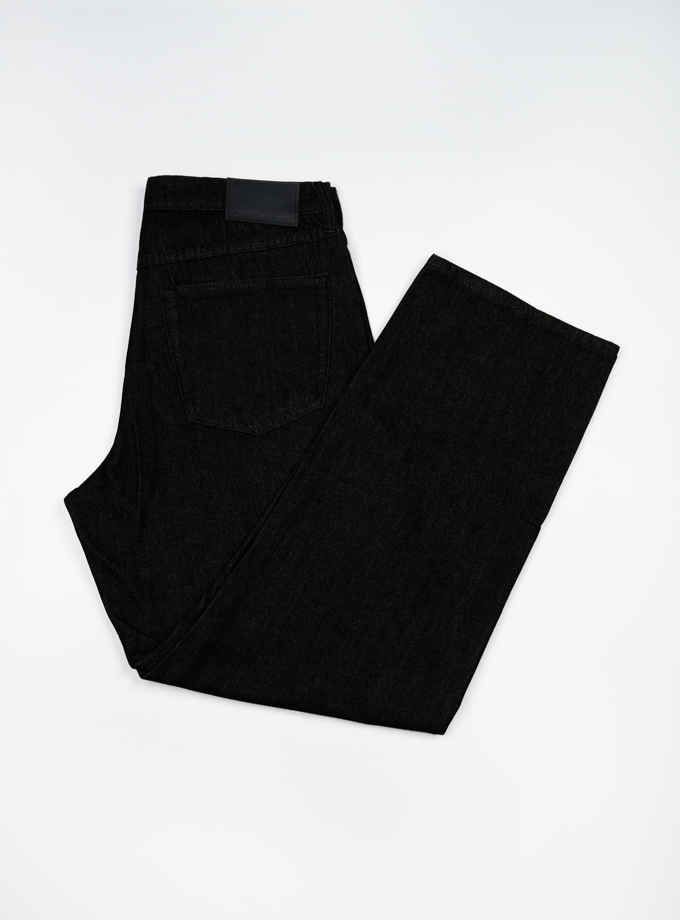 Solid Black Premium Denim