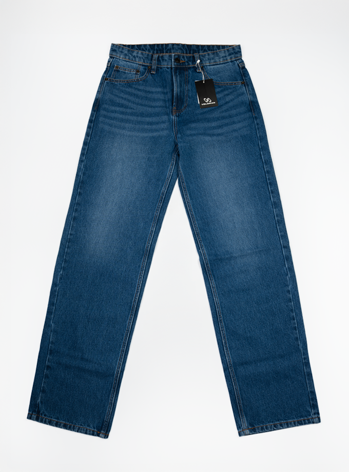 Classic Blue Straight-Leg Denim