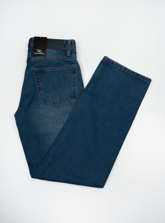 Classic Blue Straight-Leg Denim