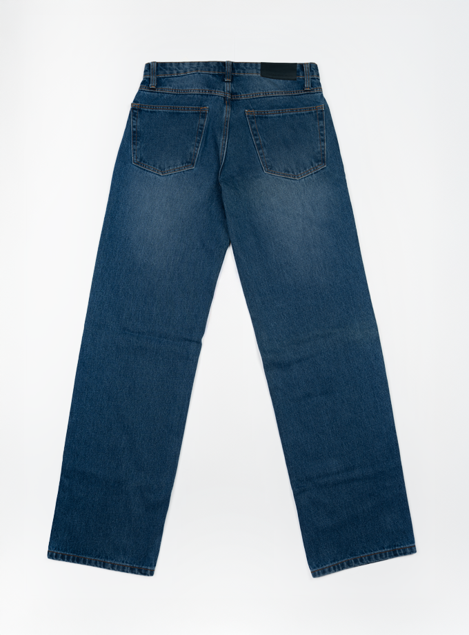 Classic Blue Straight-Leg Denim