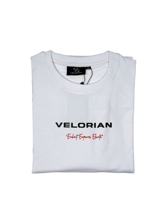 Intro Merch White Drop Shoulder