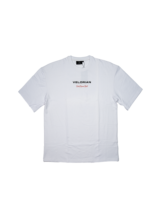 Intro Merch White Drop Shoulder